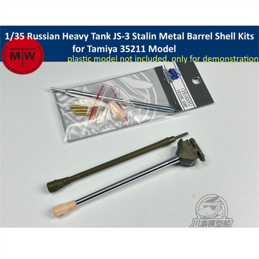 1/35 Scale Russian Heavy Tank JS-3 Stalin Metal Barrel Shell Kits for Tamiya 35211 Model CYT269