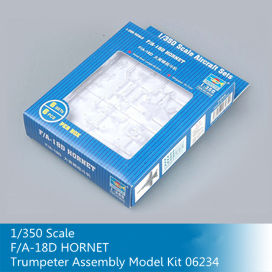 Trumpeter 06234 1/350 Scale F/A-18D HORNET Plastic Military Aircraft Assembly Model Building Kits
