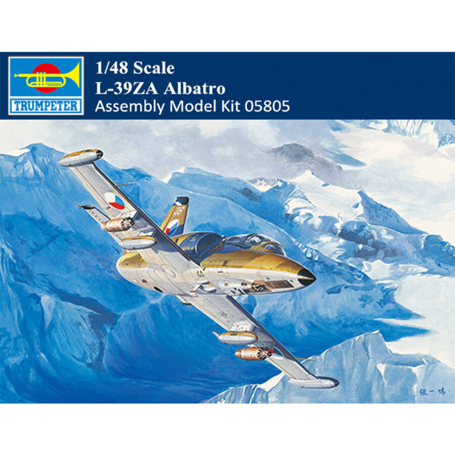 Trumpeter 05805 1/48 Scale L-39ZA Albatro Trainer Plastic Aircraft Assembly Model Kits