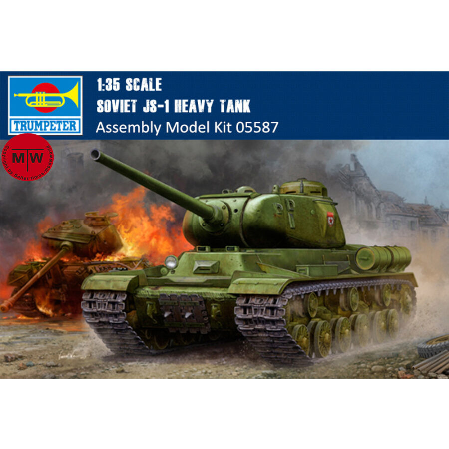 Trumpeter 05587 1/35 Scale Soviet JS-1 Heavy Tank Military Plastic Assembly Model Kits