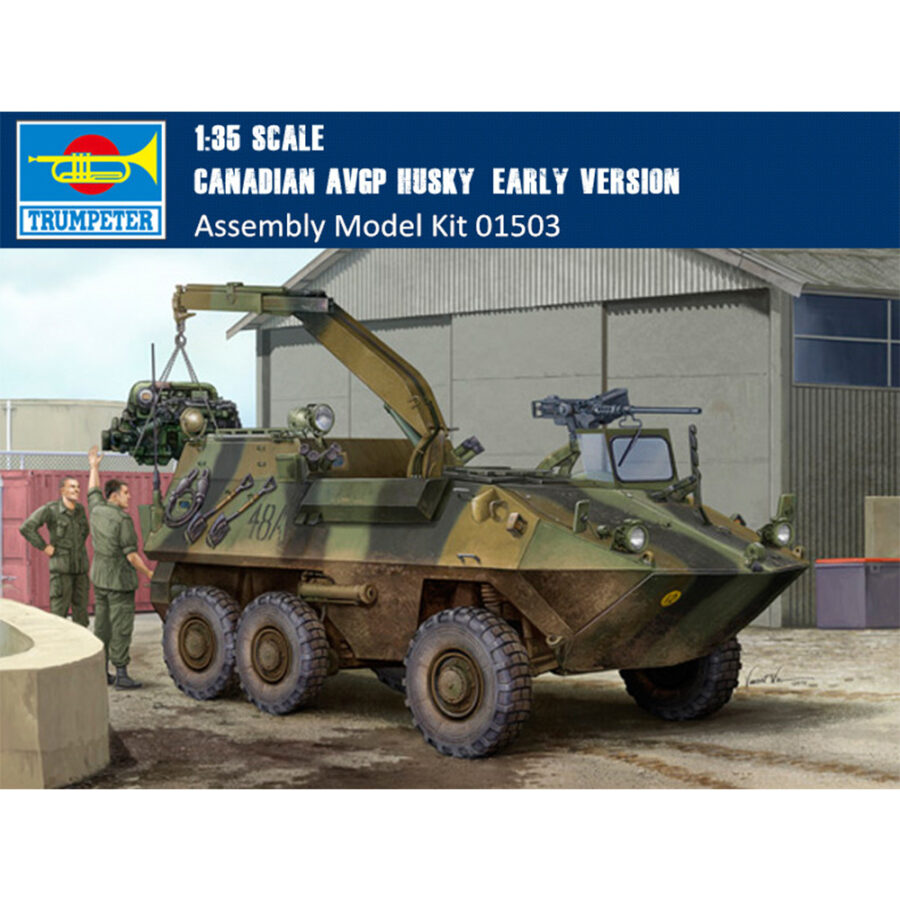 Trumpeter 01503 1/35 Scale Canadian AVGP Husky Early Version Military Plastic Assembly Model Kit