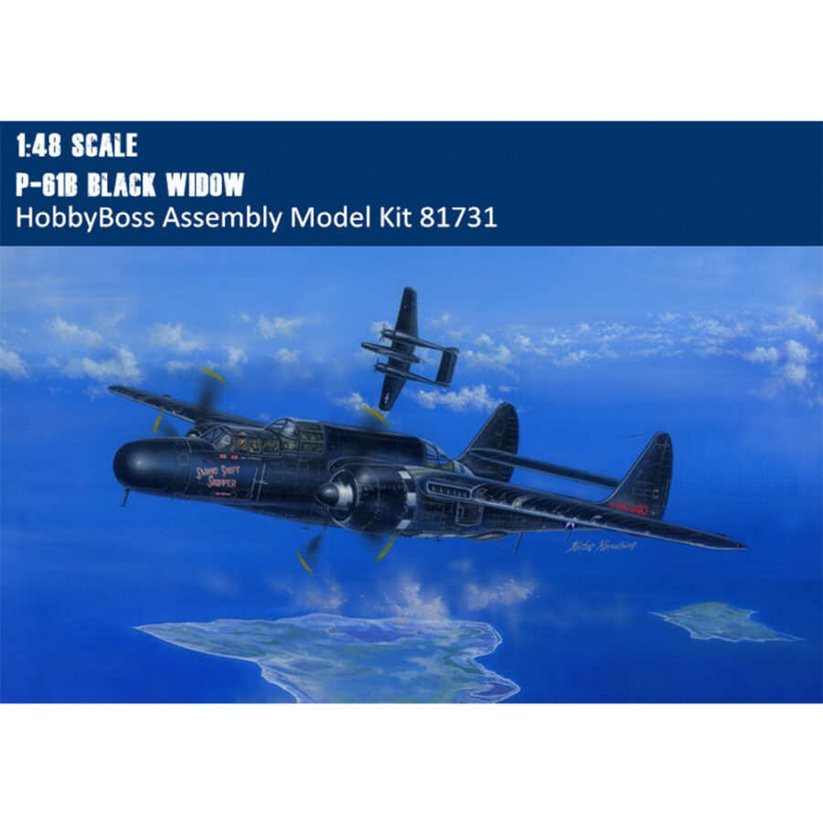 HobbyBoss 81731 1/48 Scale P-61B Black Widow Fighter Military Plastic Aircraft Assembly Model Kits