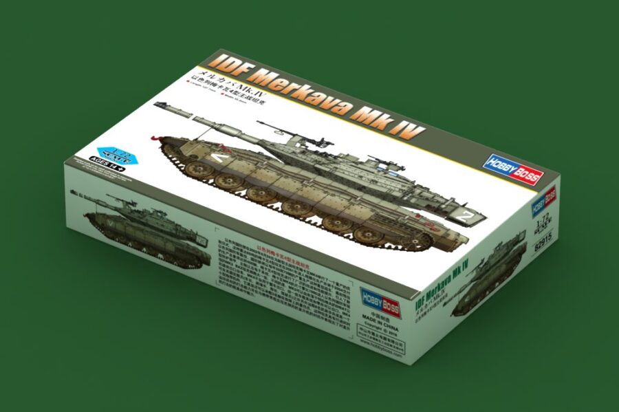 HobbyBoss 82915 1/72 Scale Israeli IDF Merkava Mk.IV MBT Military Plastic Tank Assembly Model Kit