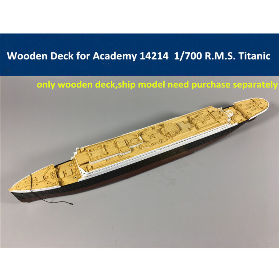 Wooden Deck for Academy 14214 1/700 Scale R.M.S. Titanic Model CY700018