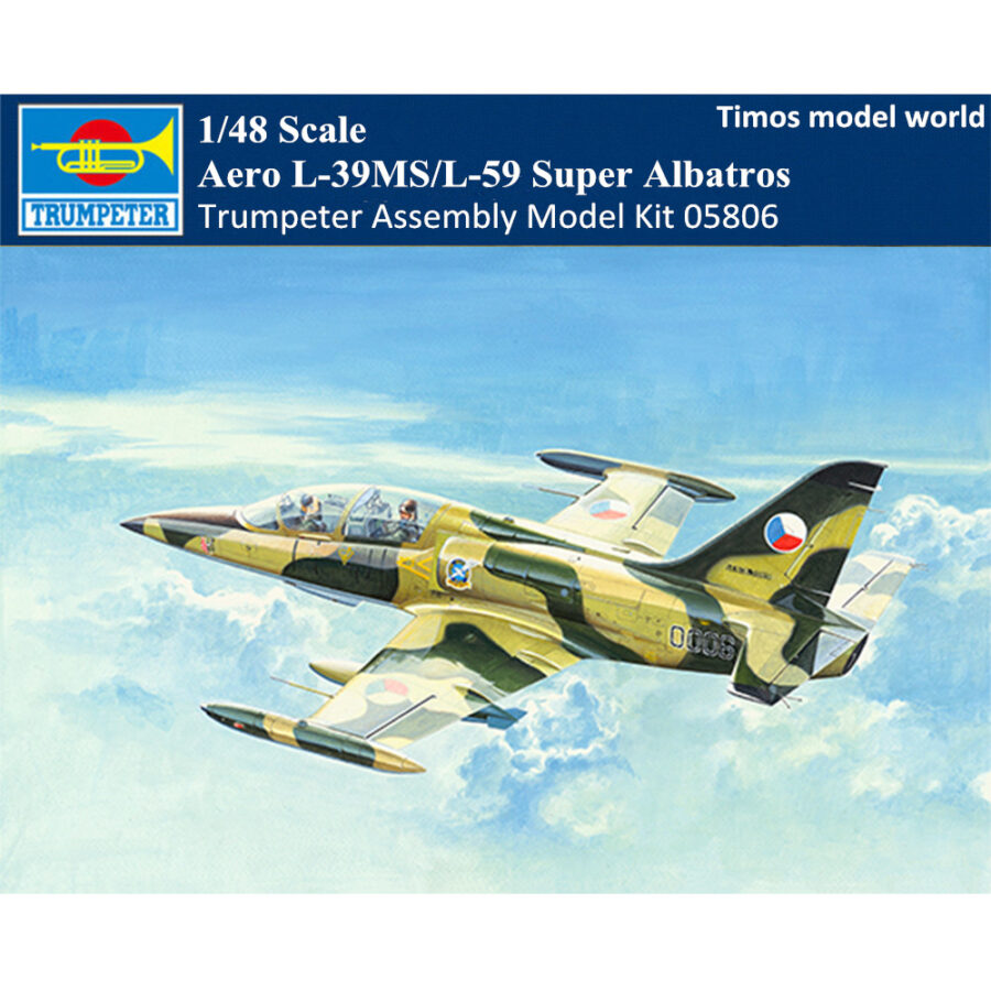 Trumpeter 05806 1/48 Scale Aero L-39MS/L-59 Super Albatros Military Plastic Aircraft Assembly Model Kit