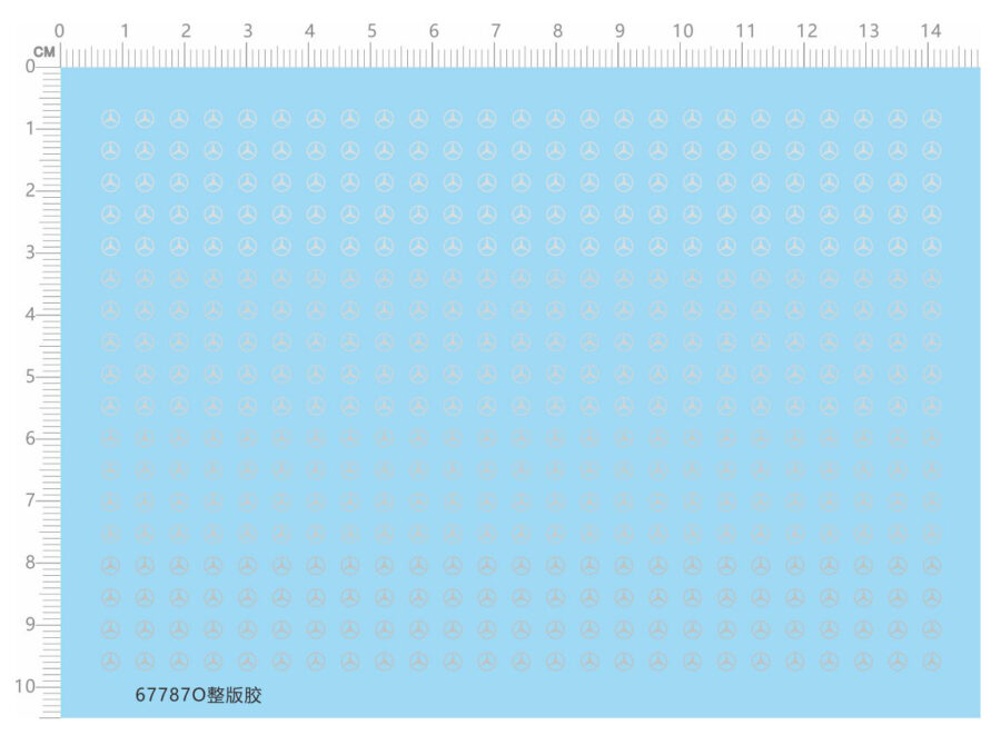 Benz Logo Water Slide Decal for Car Model Kit 67787O