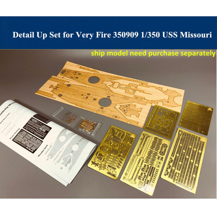 Detail Up Set for Very Fire VF350909 1/350 USS Battleship Missouri Model CYE011