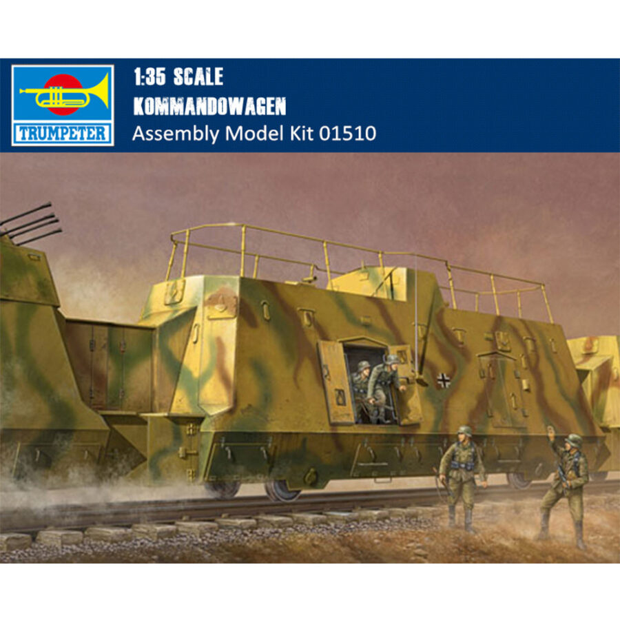 Trumpeter 01510 1/35 Scale German Kommandowagen Military Plastic Assembly Model Kit