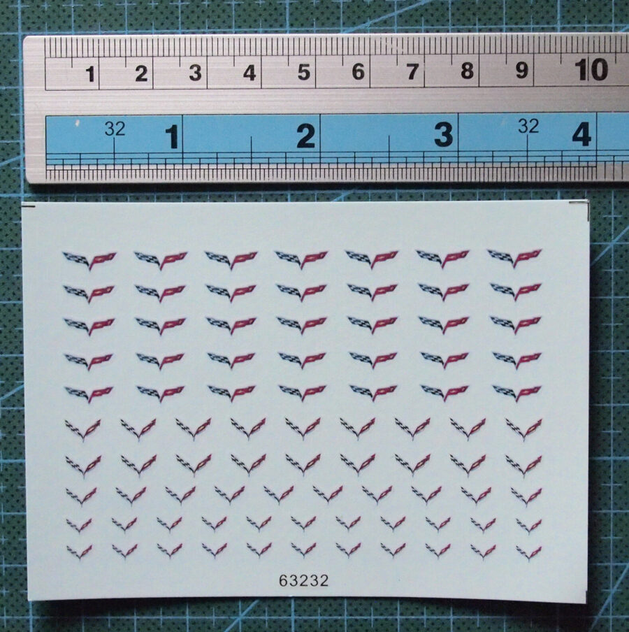 1/18 Scale Decals UT Chevrolet Roadster for Car Model Kits 63232