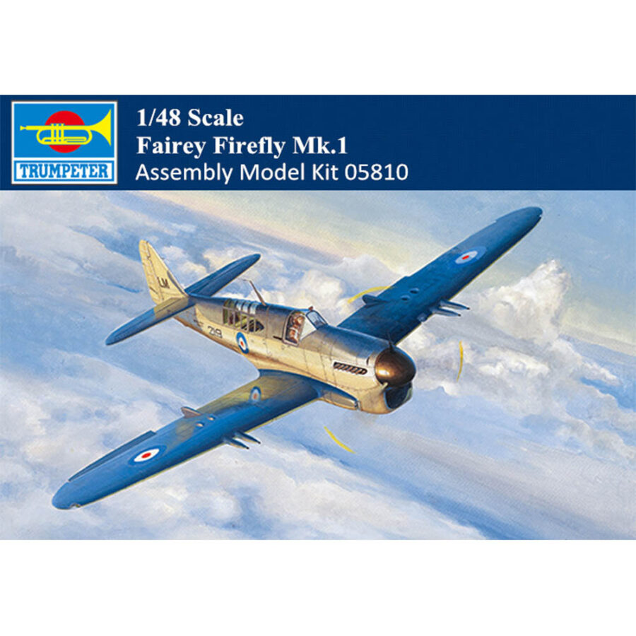 Trumpeter 05810 1/48 Scale Fairey Firefly Mk.1 Aircraft Military Plastic Assembly Model Kit