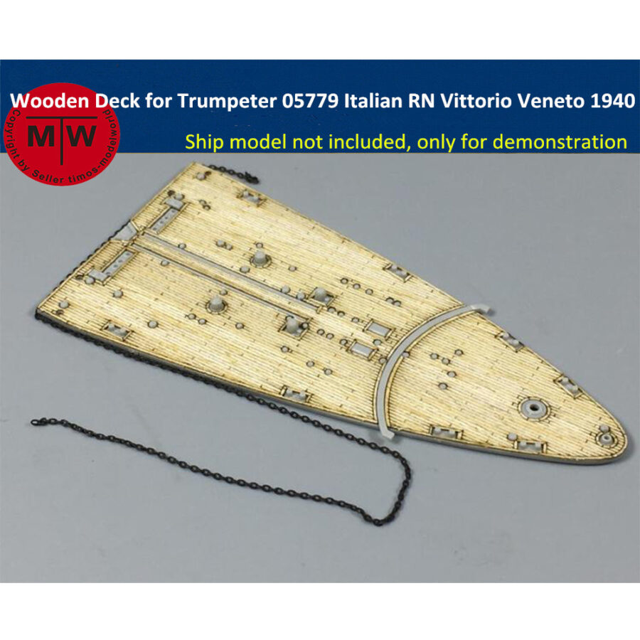 Wooden Deck for Trumpeter 05779 1/700 Scale Italian RN Vittorio Veneto 1940 Model CY700008