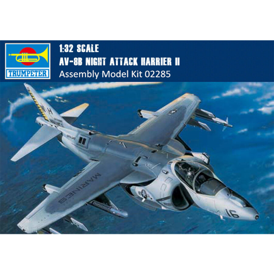 Trumpeter 02285 1/32 Scale AV-8B Night Attack Harrier II Military Plastic Aircraft Assembly Model Kit