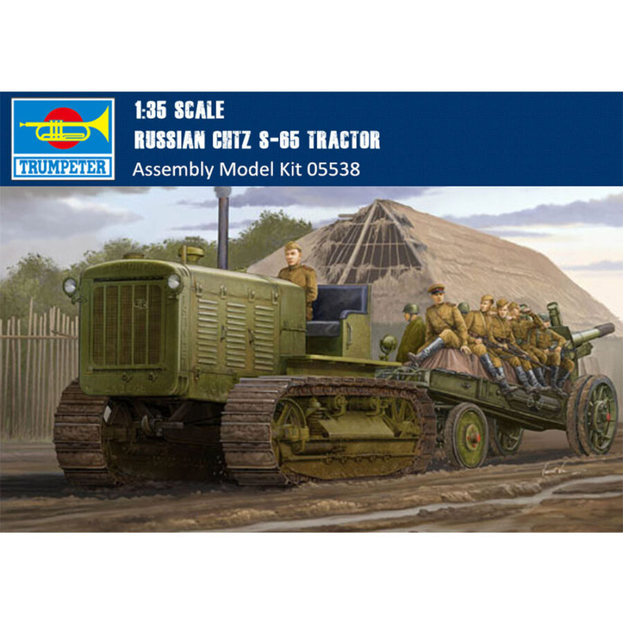 Trumpeter 05538 1/35 Scale Russian ChTZ S-65 Tractor Plastic Assembly Model Building Kits