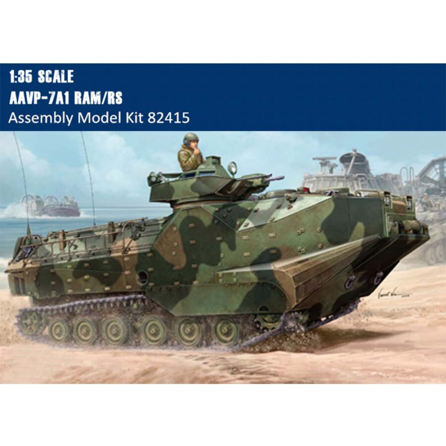 HobbyBoss 82415 1/35 Scale AAVP-7A1 RAM/RS w/Full Interior Military Plastic Assembly Model Kit