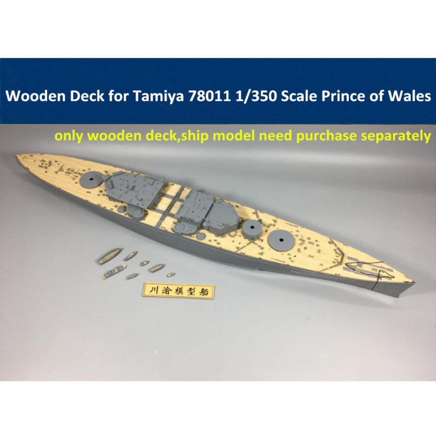 Wooden Deck for Tamiya 78011 1/350 Scale British Battleship Prince of Wales Model CY350020