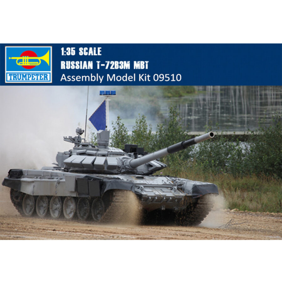 Trumpeter 09510 1/35 Scale Russian T-72B3M Main Battle Tank Military Plastic Assembly Armor Model Kits
