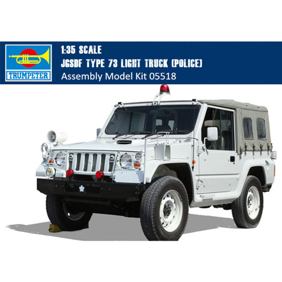 Trumpeter 05518 1/35 Scale JGSDF type 73 Light Truck (Police) Plastic Assembly Model Building Kits