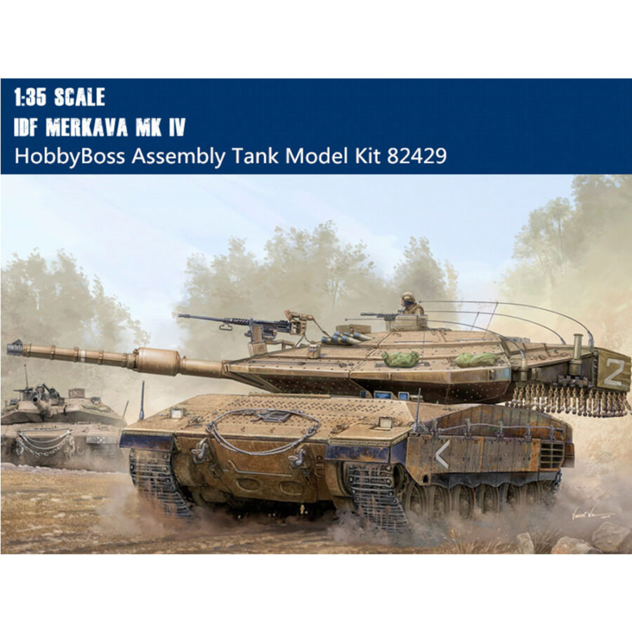 HobbyBoss 82429 1/35 Scale Israeli IDF Merkava Mk.IV MBT Military Plastic Tank Assembly Model Kit