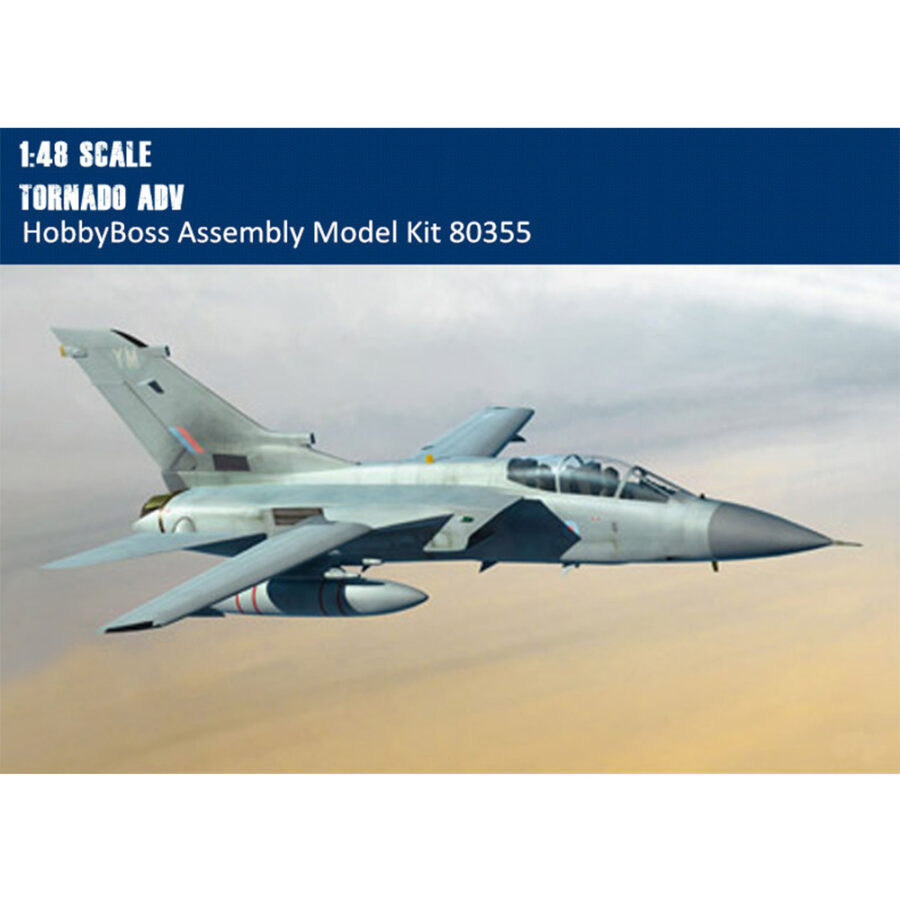 HobbyBoss 80355 1/48 Scale Tornado ADV Fighter Military Plastic Aircraft Assembly Model Building Kits