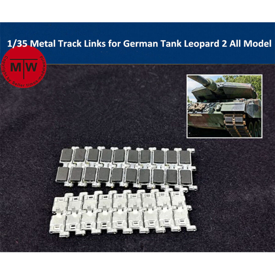 1/35 Scale Metal Track Links w/metal pin for German Tank Leopard 2 All Model SX35006 Need Assemble