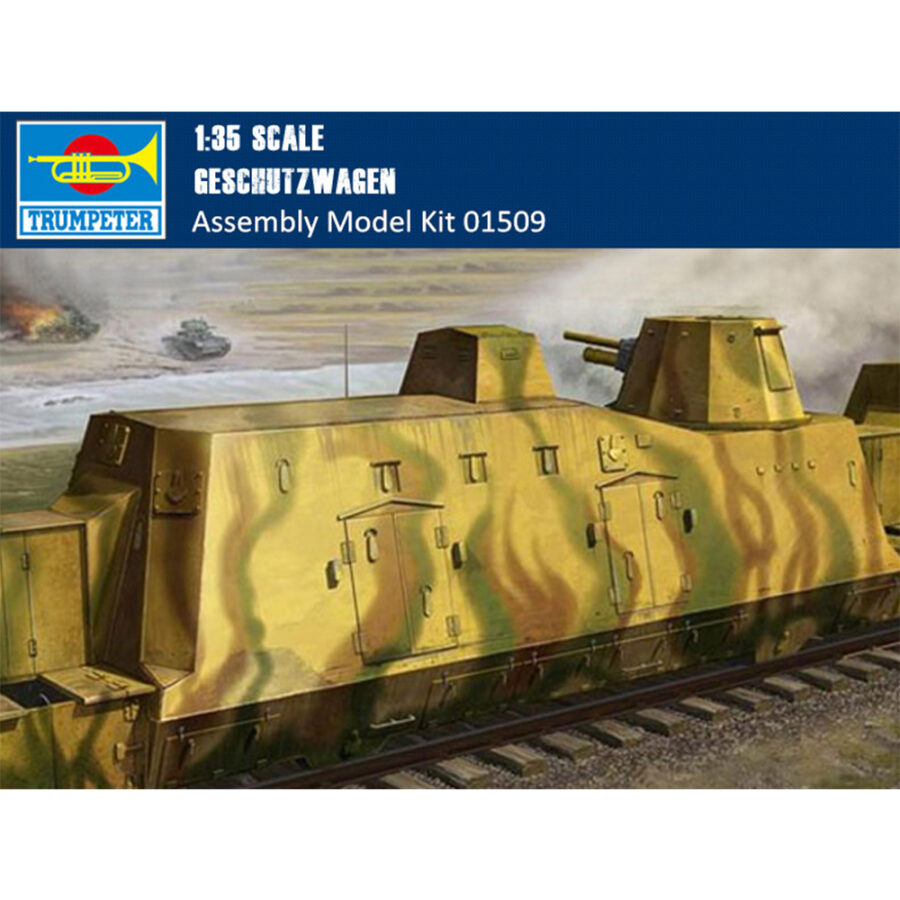 Trumpeter 01509 1/35 Scale German Geschutzwagen Military Plastic Assembly Model Kit