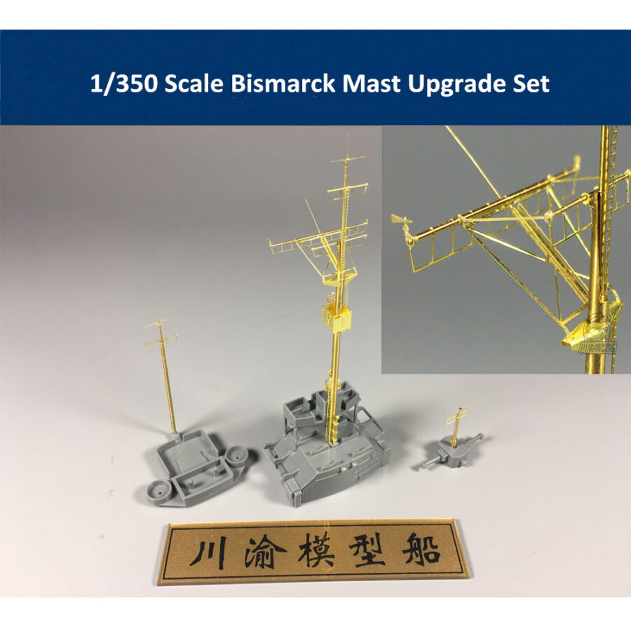 Mast Upgrade Set for ALL 1/350 Scale Bismarck CYG012