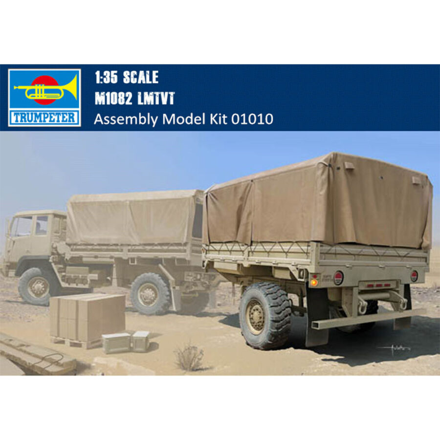 Trumpeter 01010 1/35 Scale M1082 LMTVT Plastic Military Assembly Model Building Kits