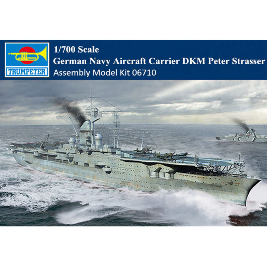 Trumpeter 06710 1/700 Scale German DKM Peter Strasser Military Plastic Assembly Model Kit