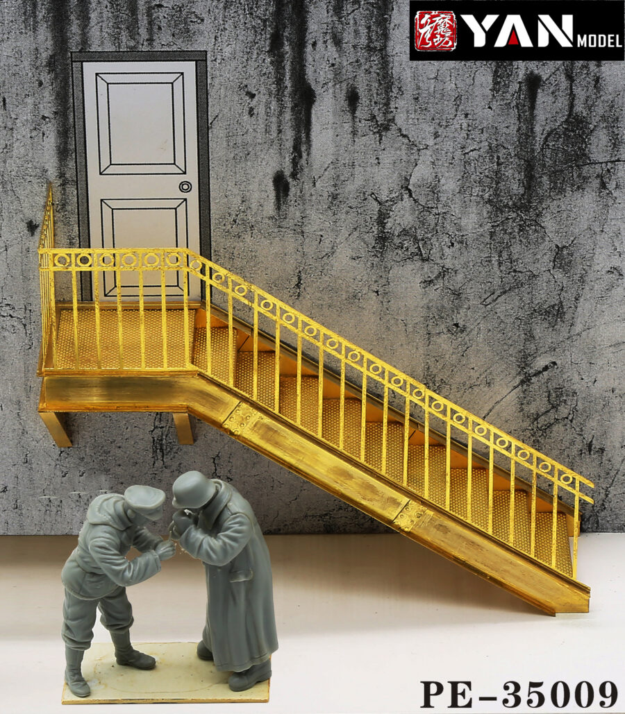 1/35 Scale Factory Steel Structure Stairs or Extension Components Model Scene DIY PE-35009/PE-35009B