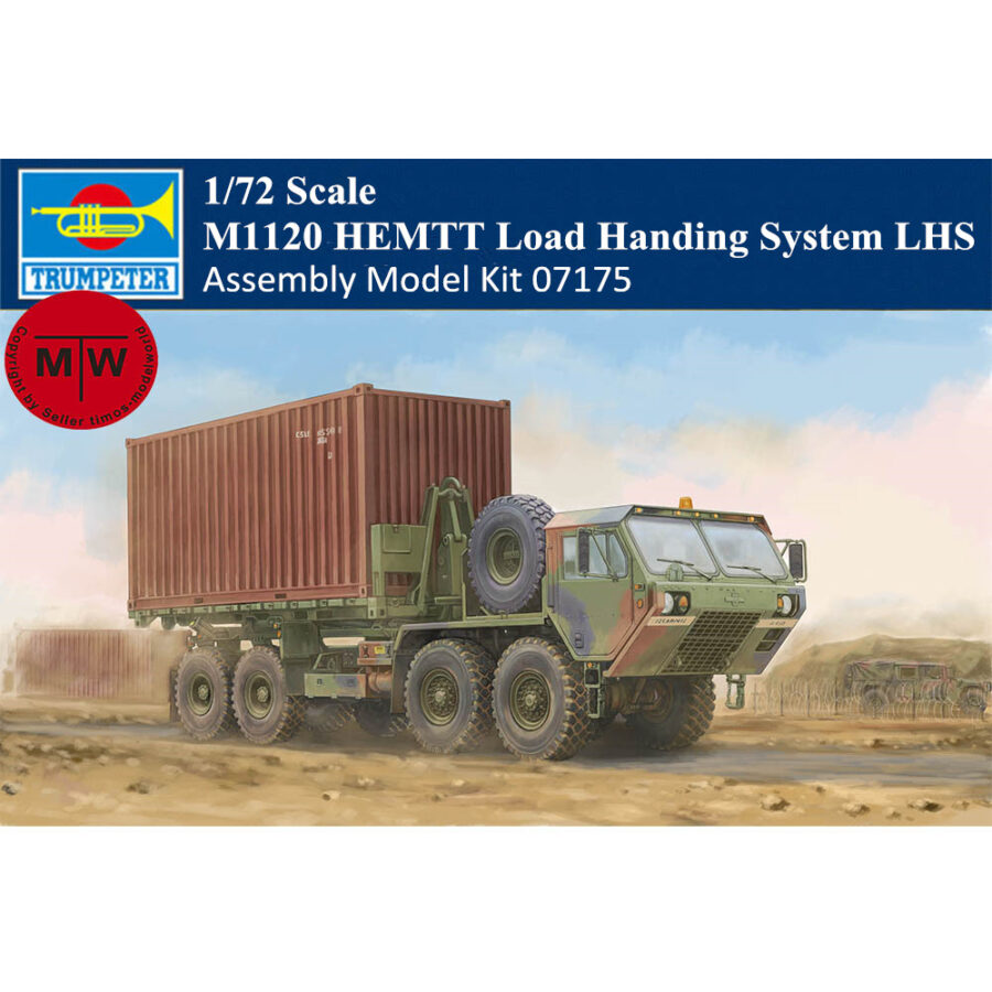 Trumpeter 07175 1/72 Scale M1120 HEMTT Load Handing System LHS Military Plastic Assembly Model Kit