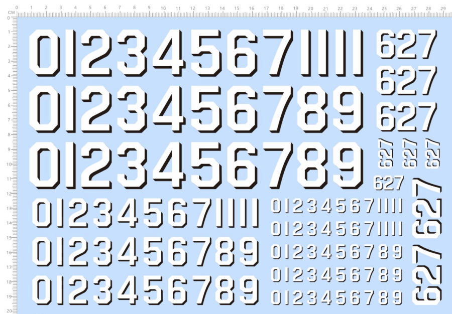 1/150 1/200 1/400 Scale Decals PLA Navy US Navy Number Hull Number 61140B