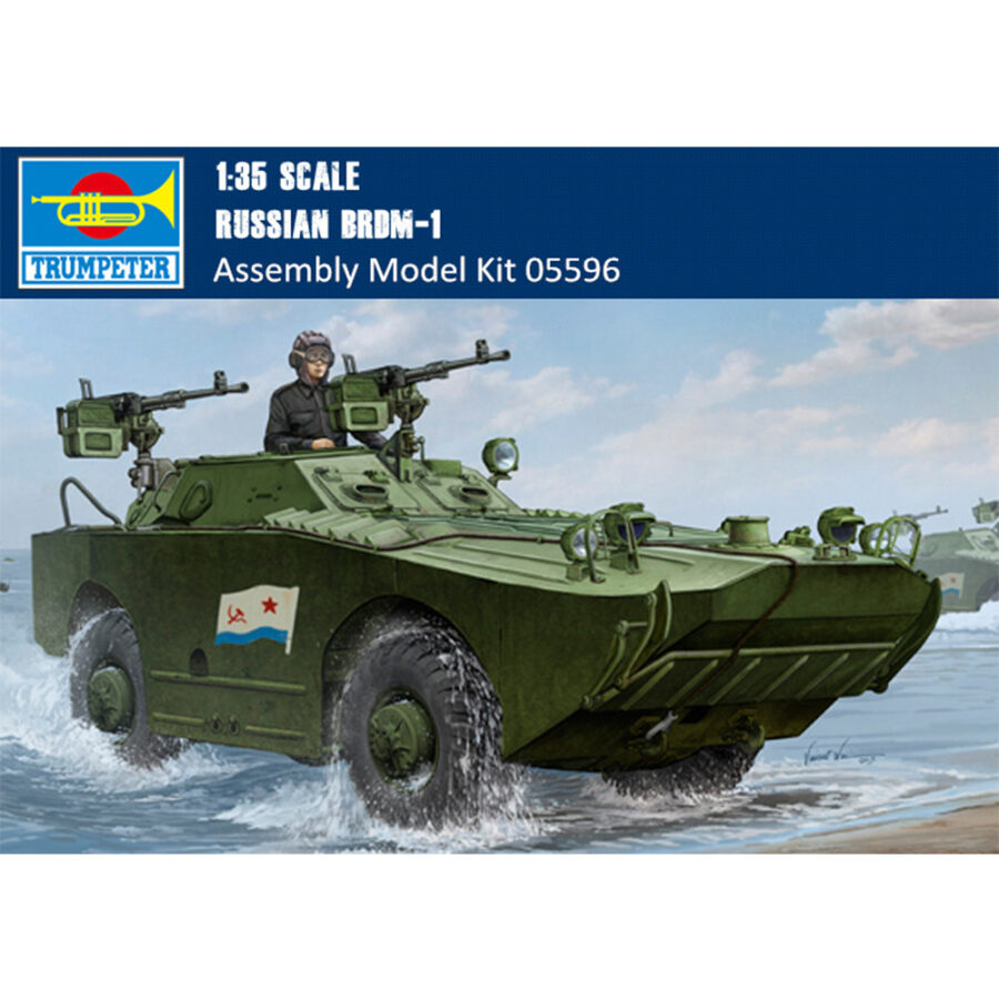 Trumpeter 05596 1/35 Scale Russian BRDM-1 Plastic Military Assembly Model Kits