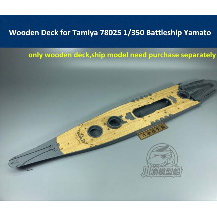Wooden Deck for Tamiya 78025 1/350 Scale Japanese Battleship Yamato Model CY350048