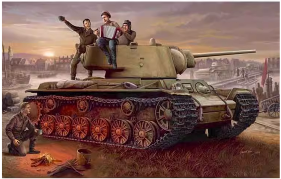 Trumpeter 00360 1/35 Scale Soviet KV-1 1942 Tank Model