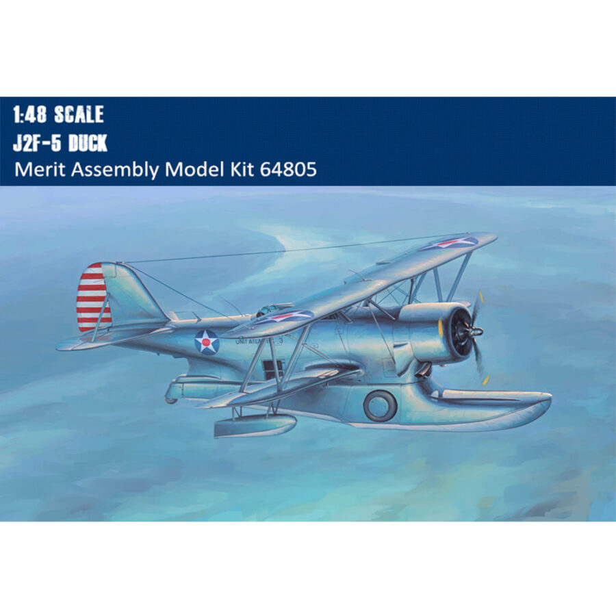 Merit 64805 1/48 Scale J2F-5 Duck Military Plastic Assembly Aircraft Model Kits