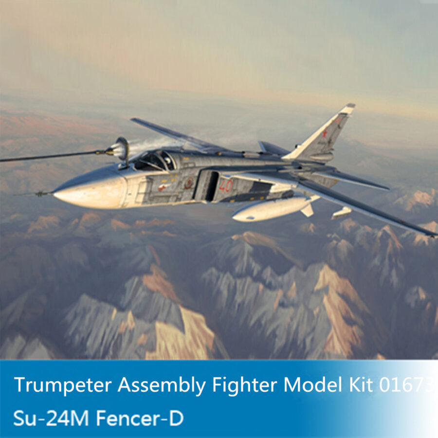 Trumpeter 01673 1/72 Scale Su-24M Fencer-D Military Plastic Aircraft Assembly Model Building Kits