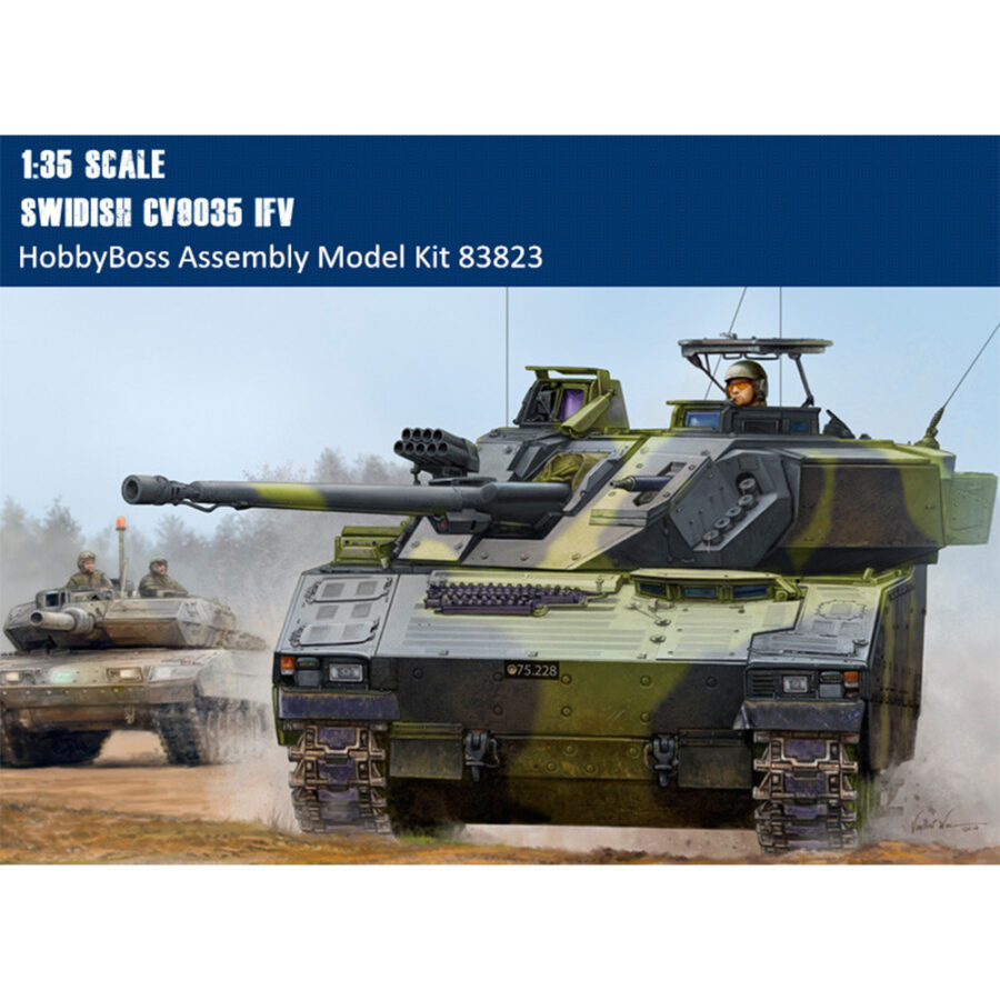 HobbyBoss 83823 1/35 Scale Swidish CV9035 IFV Military Plastic Assembly Model Kits