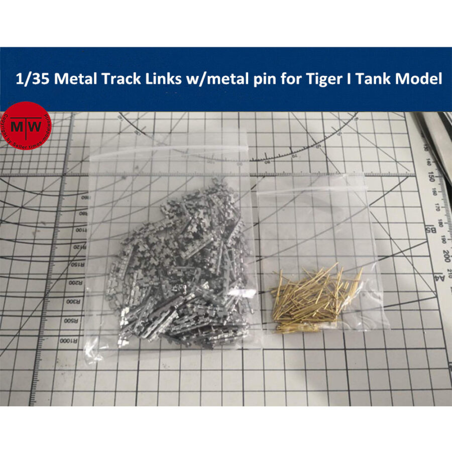1/35 Scale Metal Track Links w/metal pin for German Tiger I Tank Model Kit SX35020