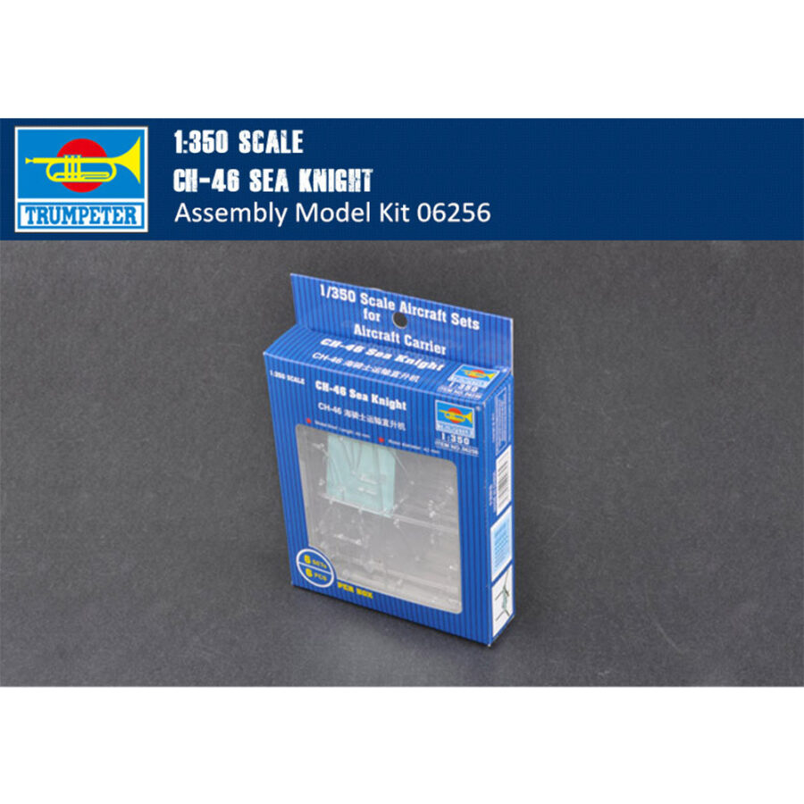 Trumpeter 06256 1/350 Scale CH-46 Sea Knight Helicopter Military Plastic Aircraft Assembly Model Kits