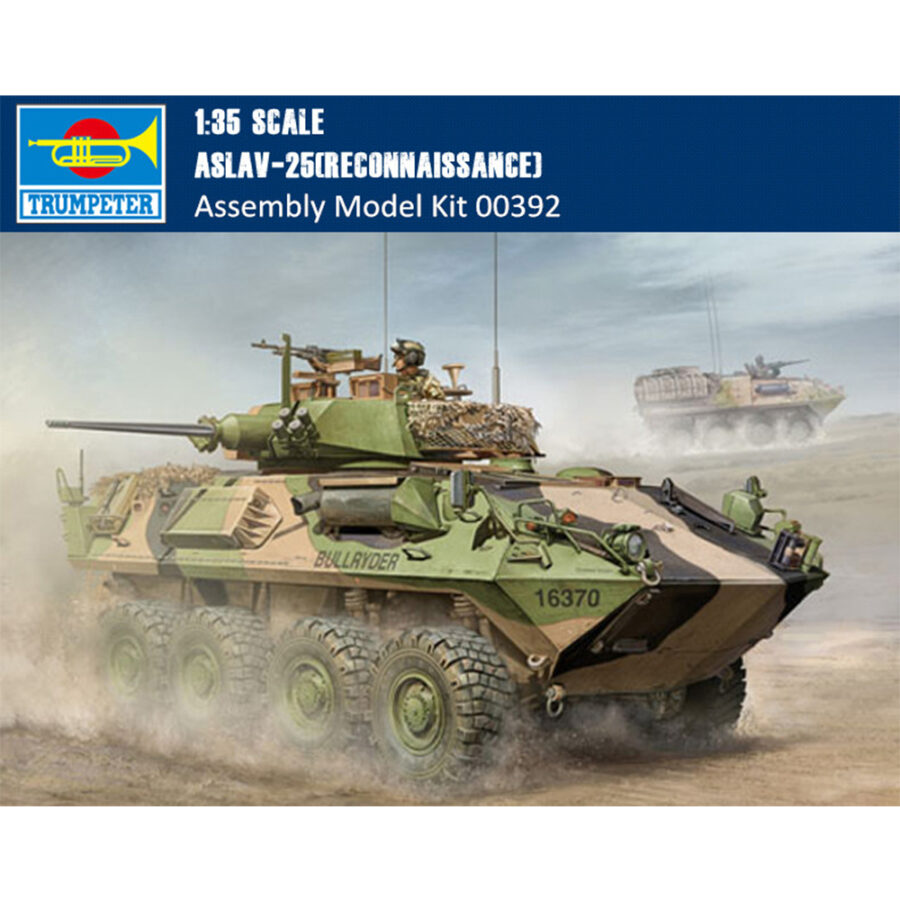 Trumpeter 00392 1/35 Scale ASLAV-25(Reconnaissance) Military Plastic Assembly Model Kits