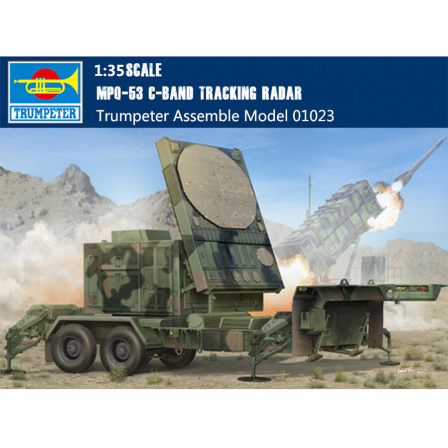 Trumpeter 01023 1/35 Scale USA MPQ-53 C-Band Tracking Radar Armor Plastic Assembly Model Kit