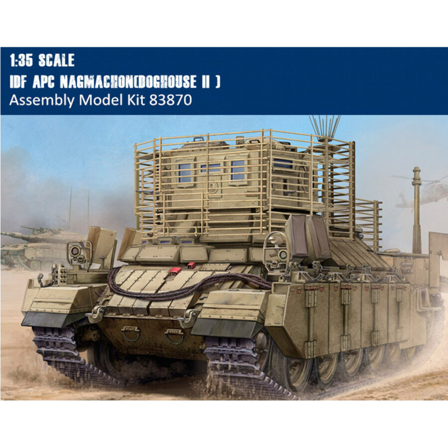 HobbyBoss 83870 1/35 Scale IDF APC Nagmachon(Doghouse II ) Military Plastic Assembly Model Building Kits