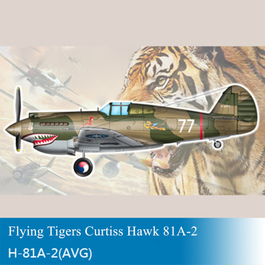 Trumpeter 05807 1/48 Scale H-81A-2(AVG) Fighter Military Plastic Aircraft Assembly Model Kit