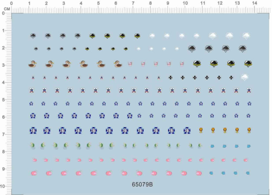 1/144 Scale Decals GIRLS und PANZER for Military Model Kits 65079B