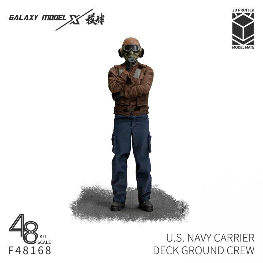 Galaxy F48168 1/48 Scale US Navy Carrier Deck Ground Crew Resin Figure Model Scene DIY Unpainted Kit