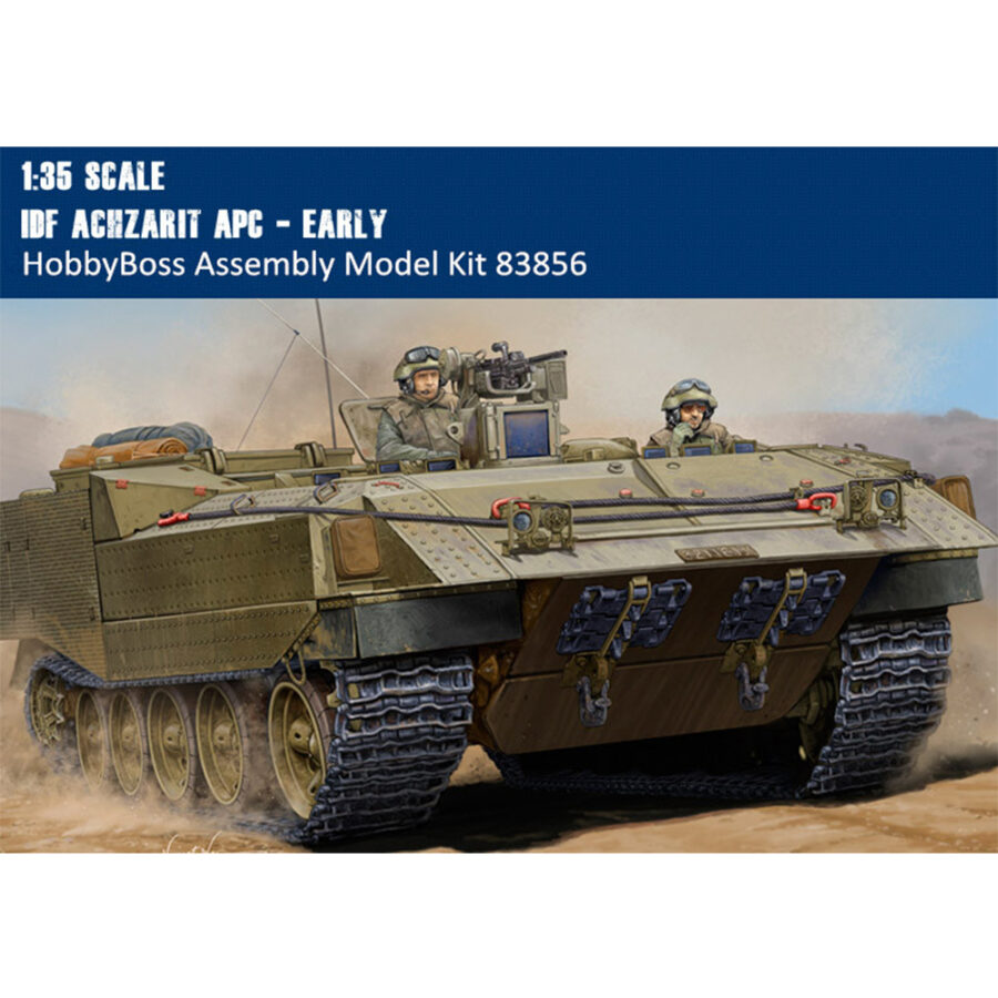 HobbyBoss 83856 1/35 Scale Israel IDF Achzarit APC (Early Version) Military Plastic Assembly Model Kits