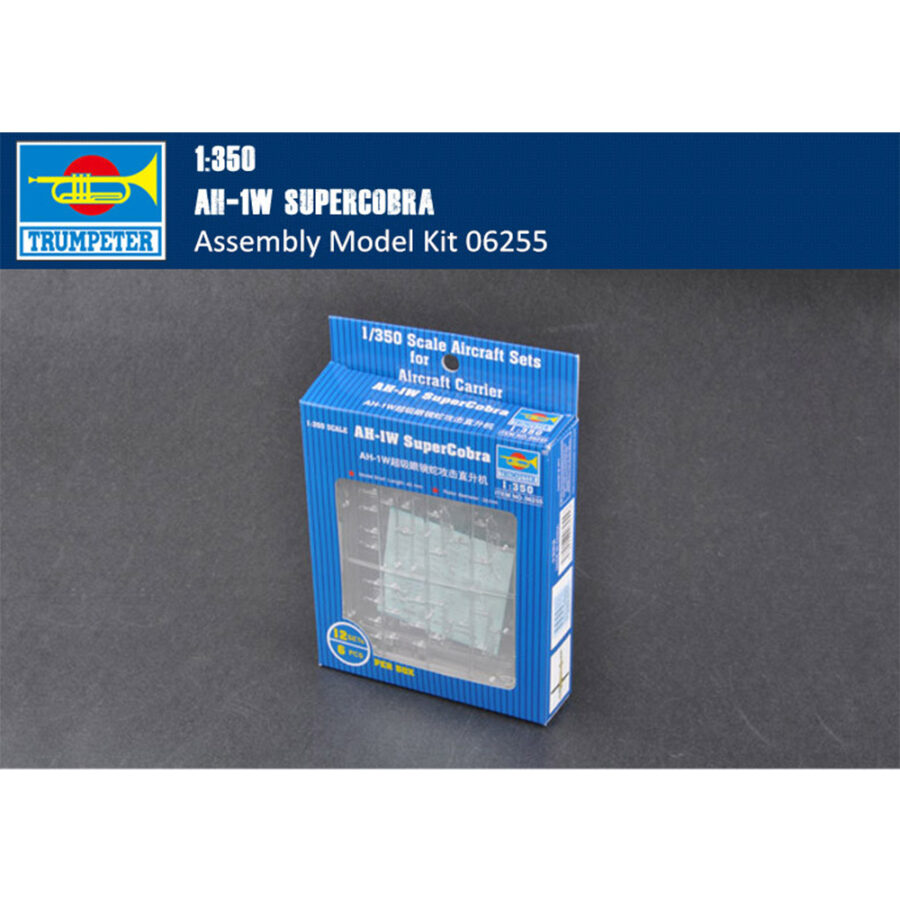 Trumpeter 06255 1/350 Scale AH-1W SuperCobra Plastic Military Aircraft Assembly Model Building Kits