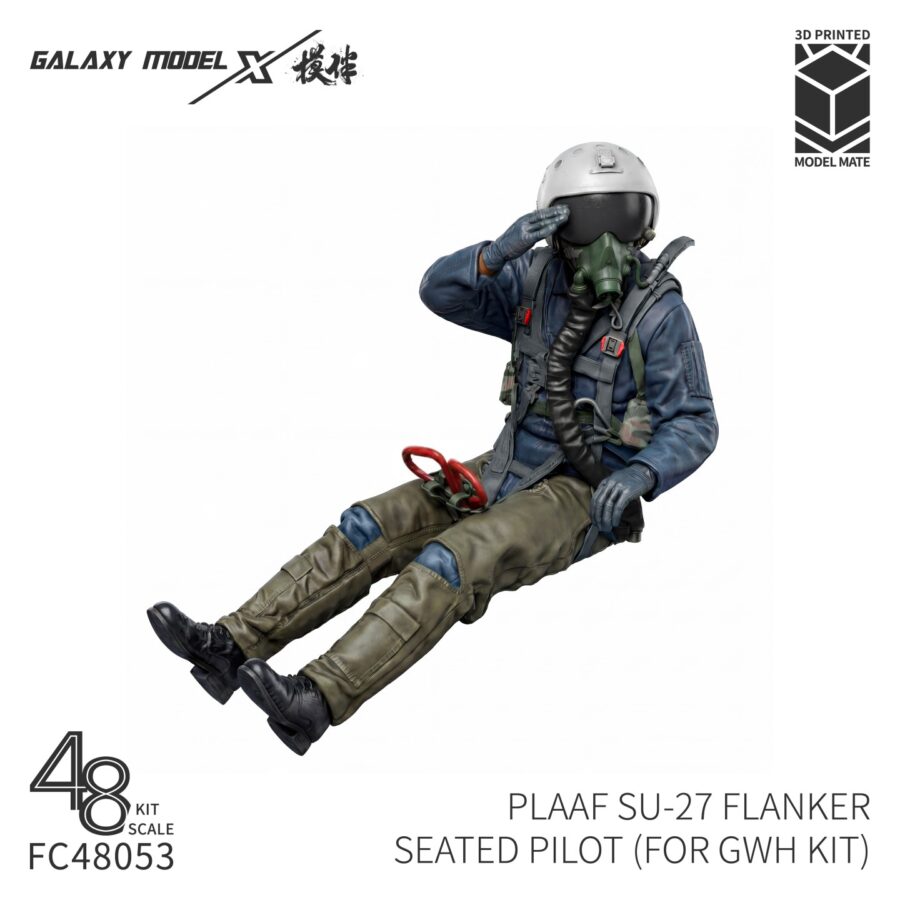 Galaxy FC48051/FC48052/FC48053 1/48 Scale F-16I/F-14D Tomcat/SU-27 Flanker Pilots Resin Figure for G.W.H Model Kit