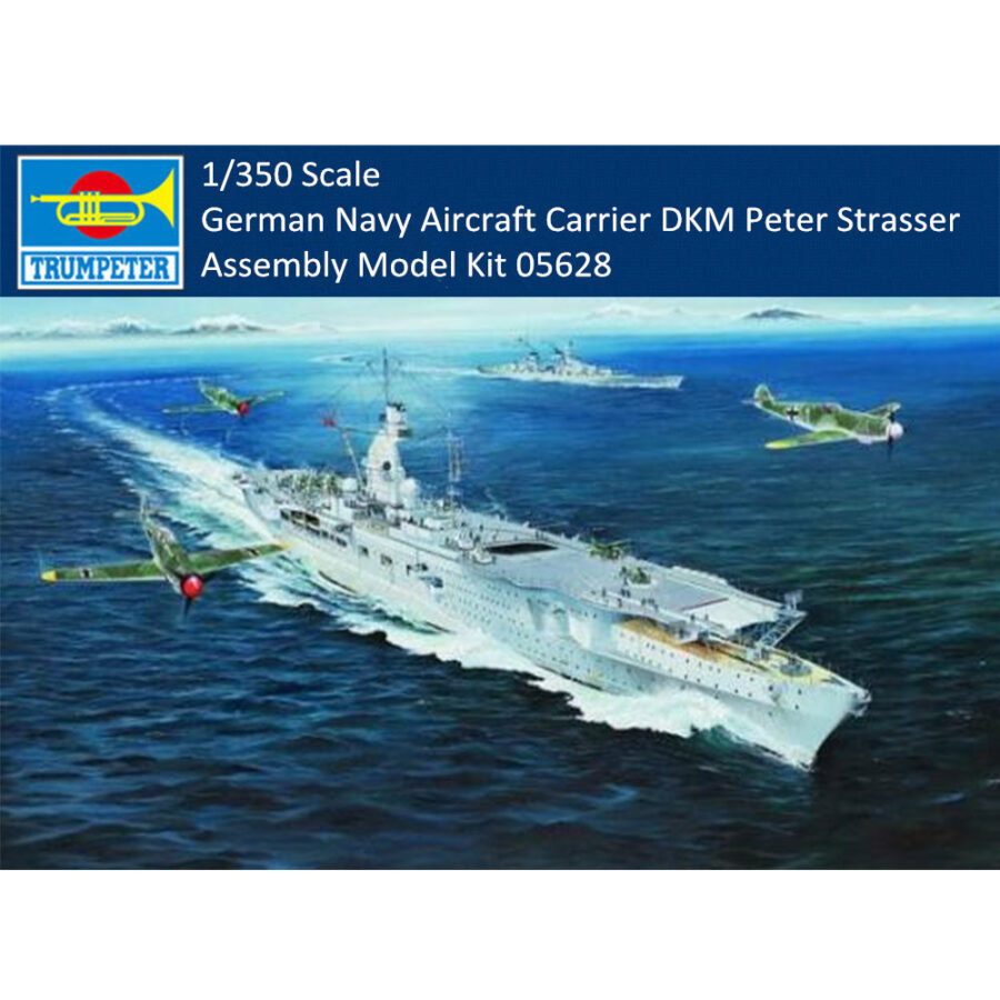 Trumpeter 05628 1/350 Scale German Navy Aircraft Carrier DKM Peter Strasser Military Plastic Assembly Model Kit