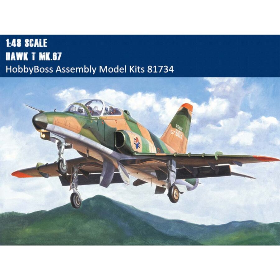 HobbyBoss 81734 1/48 Scale British Hawk T MK.67 Military Plastic Aircraft Assembly Model Building Kits